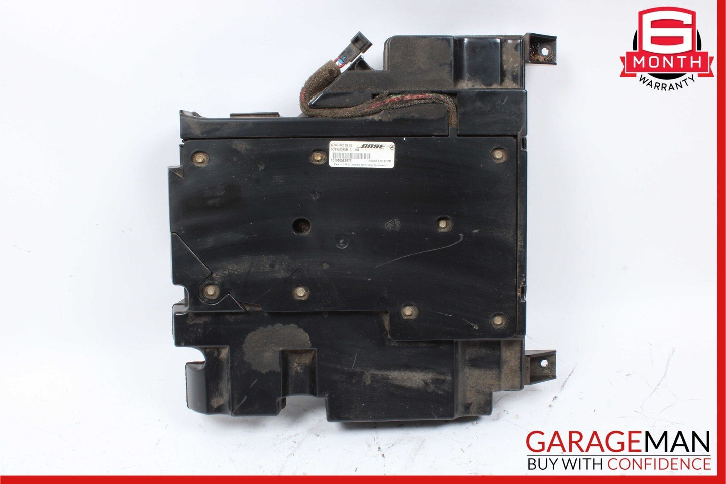 98-05 Mercedes W163 ML320 ML55 AMG Audio Sound System Subwoofer Box Assembly