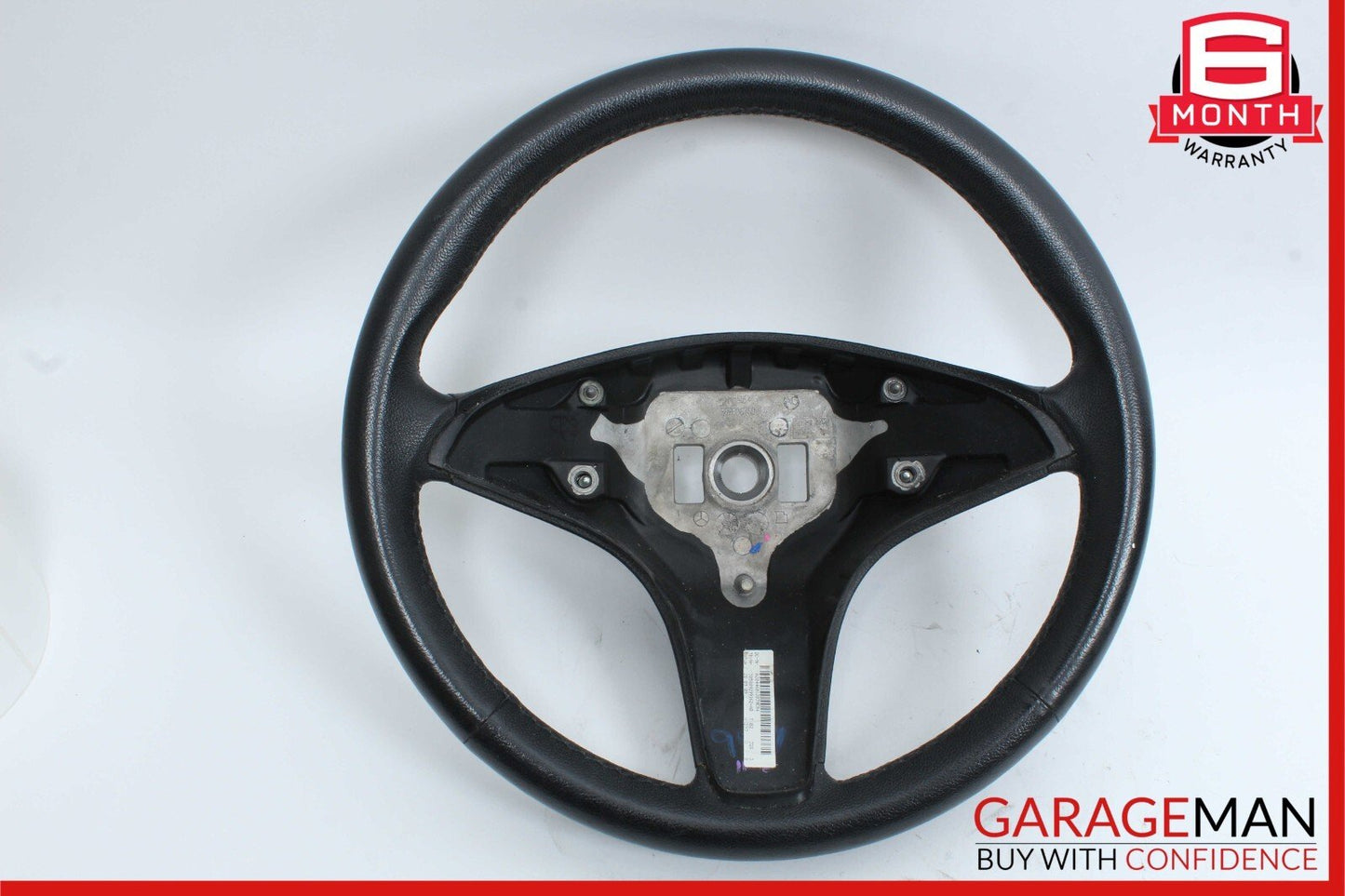 08-12 Mercedes X204 GLK350 C280 C300 3 Spoke Steering Wheel 2044601203 Black OEM