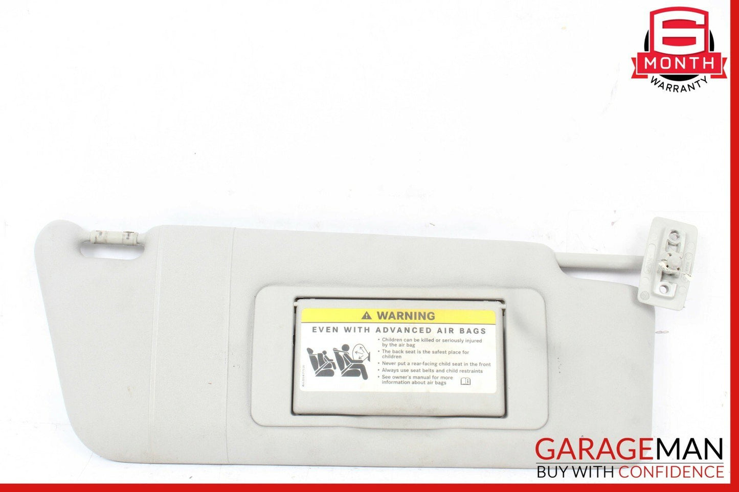 01-07 Mercedes W203 C230 Front Right Side Sunvisor Visor Sun Shade Sunshade Gray
