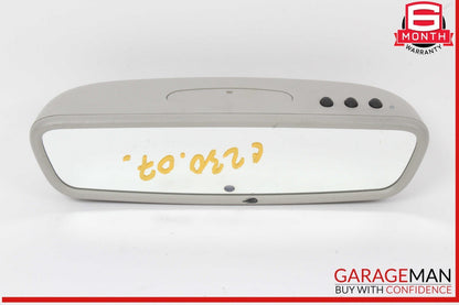 01-07 Mercedes W203 C230 C320 Interior Upper Rear View Mirror Gray OEM