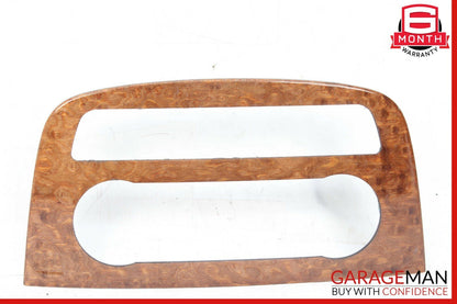 06-13 Mercedes W251 R350 R320 Heater Climate Control Module Trim Bezel Wood OEM