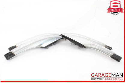 07-12 Mercedes X164 GL550 Roof Rail Rack End Cover Cap Caps Set of 4 Pc Chrome