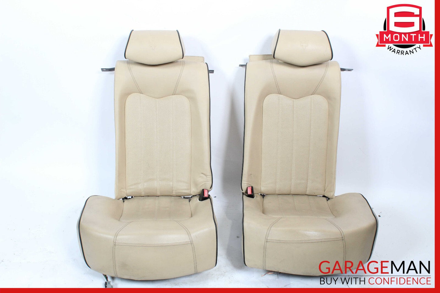 09-13 Maserati Quattroporte Rear Right & Left Complete Seat Cushion Assembly