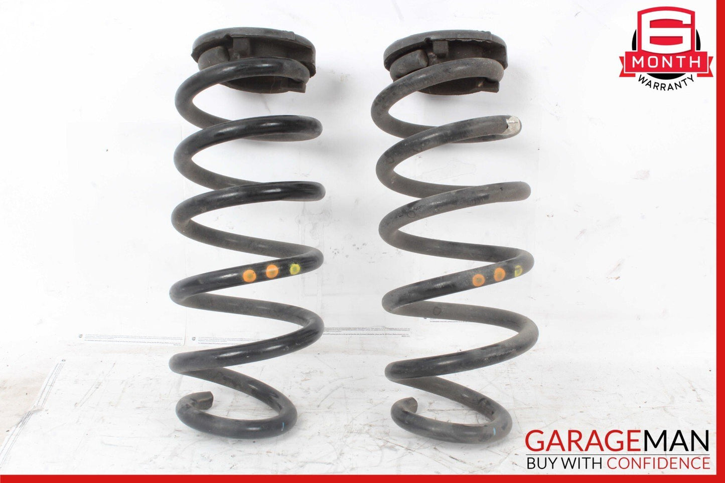 17-19 Alfa Romeo Giulia Rear Right & Left Shock Absorber Coil Spring Set