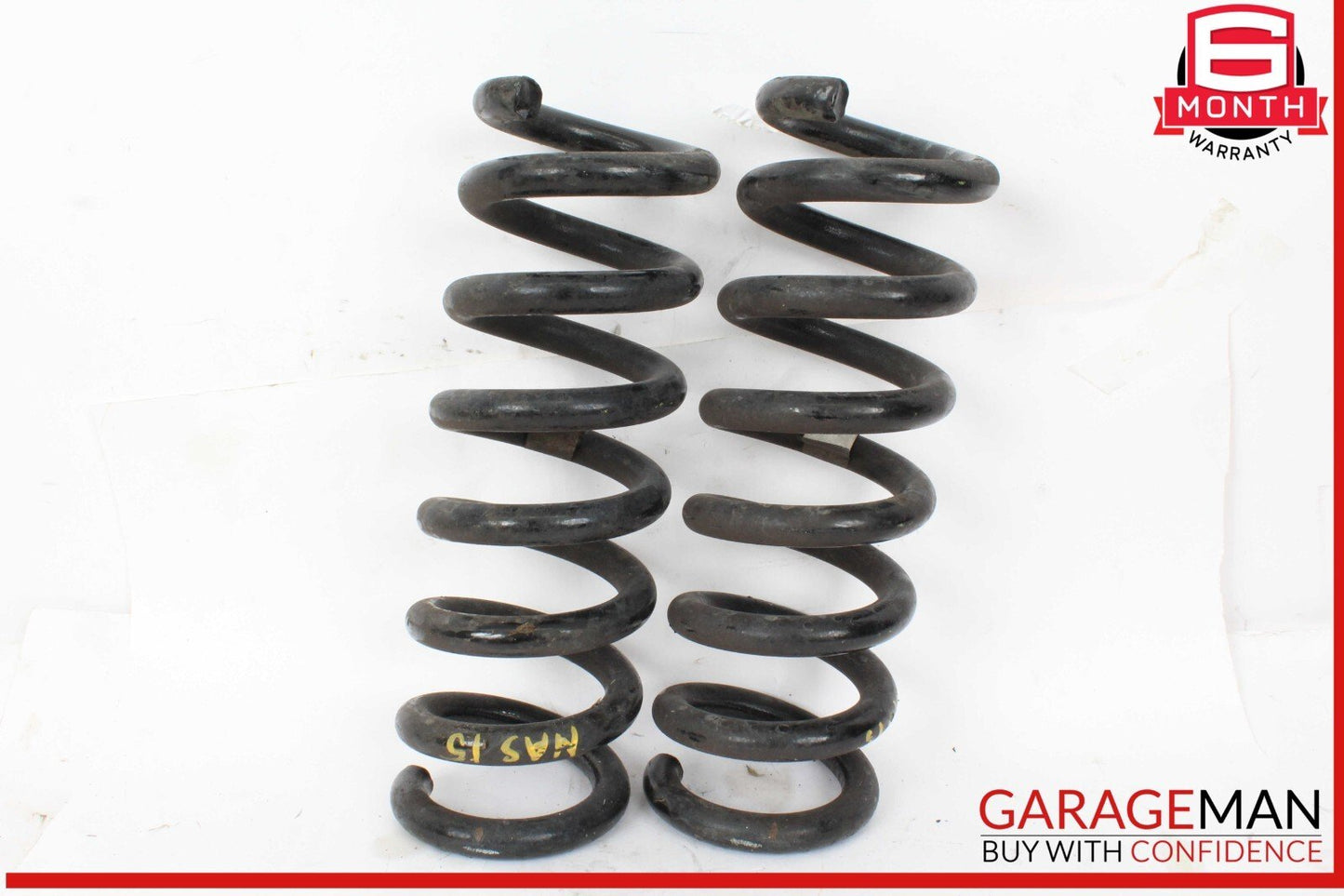 14-17 Maserati Ghibli Rear Right & Left Suspension Coil Spring Absorber Set OEM