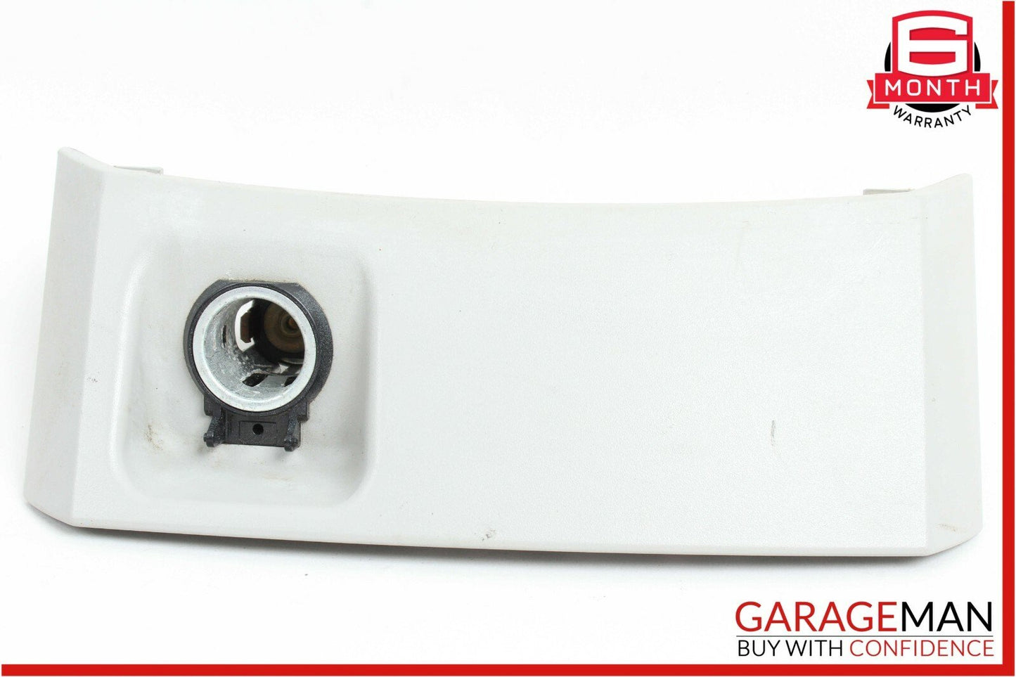 06-13 Mercedes W251 R350 R320 Rear Center Console Lighter Plug Trim Cover Grey
