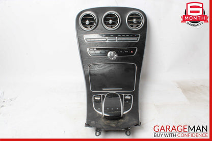 15-18 Mercedes W205 C300 C400 Center Console Trim Bezel Assembly OEM