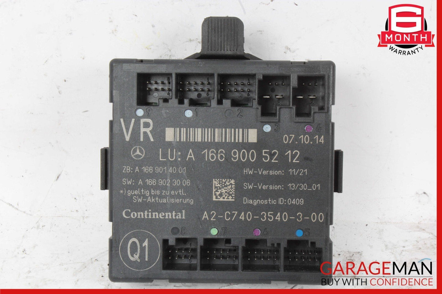 12-19 Mercedes W166 ML400 GL450 GLE350 Front Right Side Door Control Module OEM