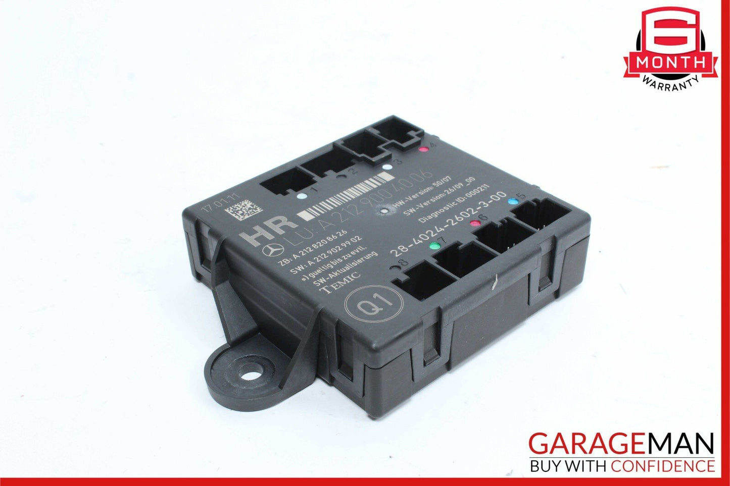 08-18 Mercedes-Benz E350 W212 Right Rear Side Door Control Module 2129004006 OEM