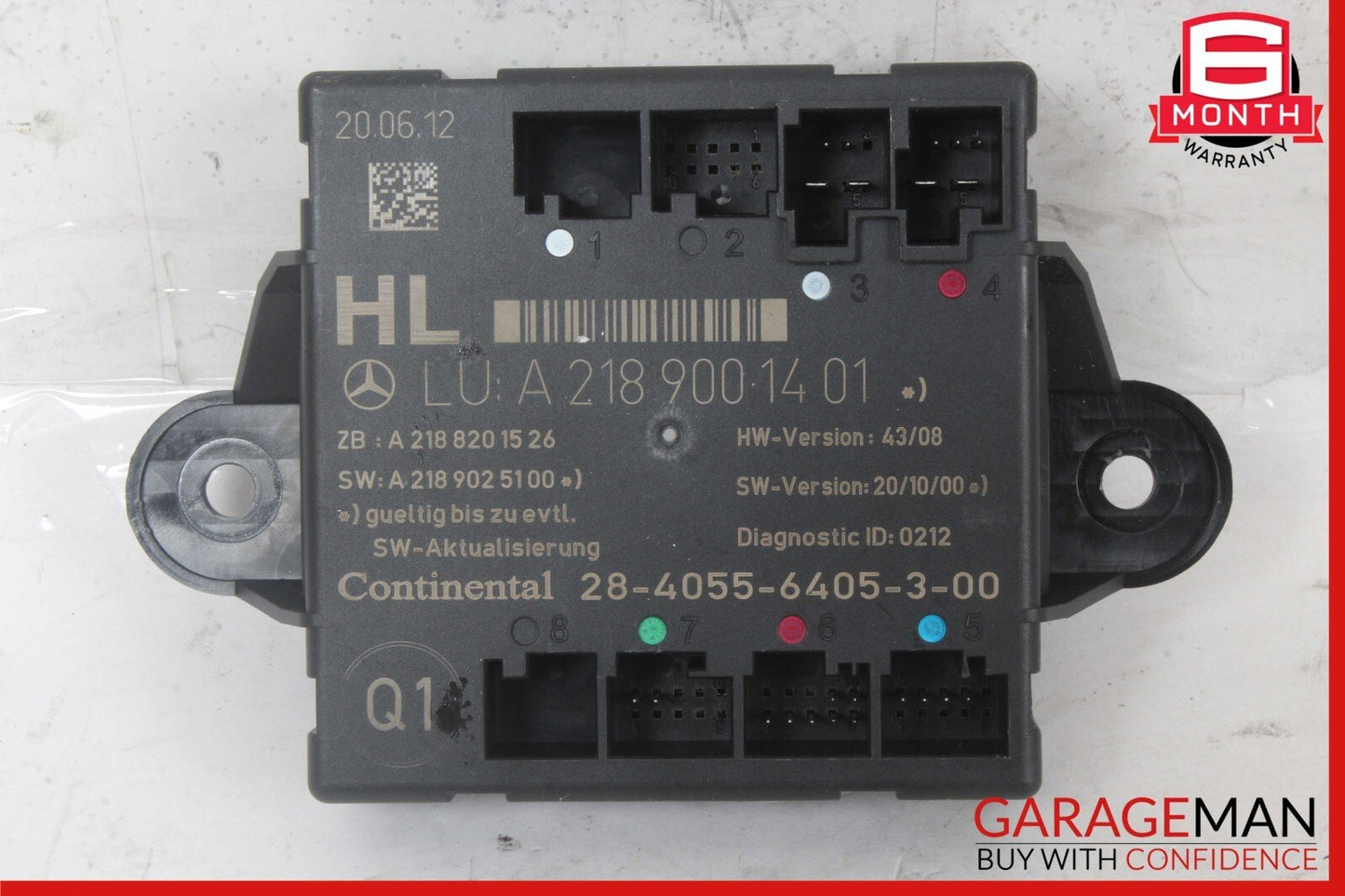 08-18 Mercedes W204 C250 C300 CLS500 E350 Rear Left Door Control Module Unit OEM