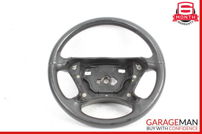 03-09 Mercedes R230 SL500 CLK350 Driver 4 Spoke Steering Wheel Leather Black OEM