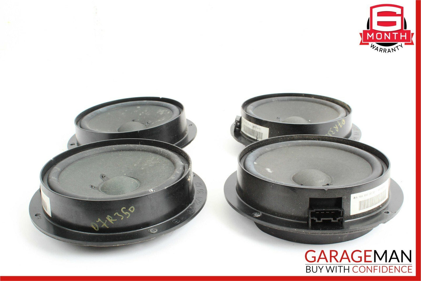 06-11 Mercedes W251 R350 ML350 Complete Door Sound Audio Speaker Speakers Set