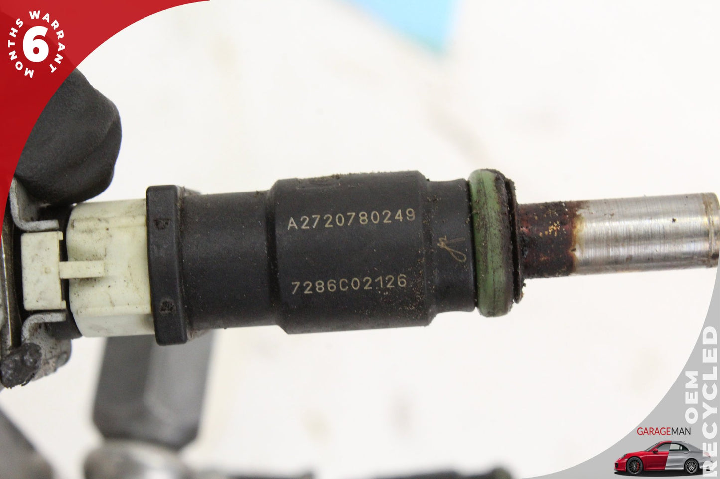 05-12 Mercedes W204 C300 R350 Fuel Injector Rail & Injectors Assembly 2720700995