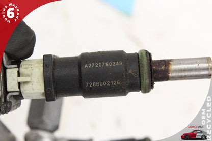 05-12 Mercedes W204 C300 R350 Fuel Injector Rail & Injectors Assembly 2720700995