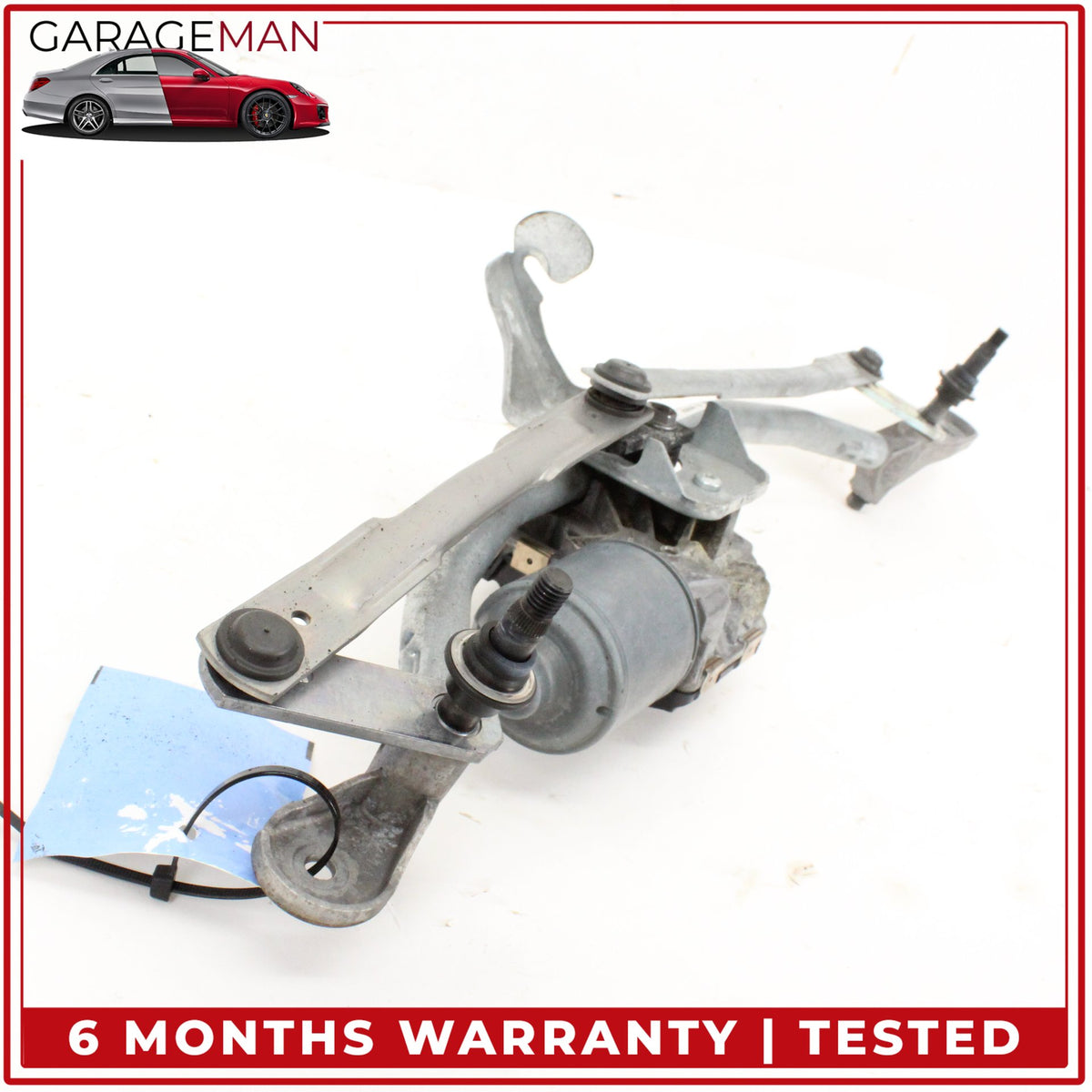 2013-2019 BMW 650i F06 Sedan Front Windshield Wiper Linkage w/ Motor 7306272 OEM