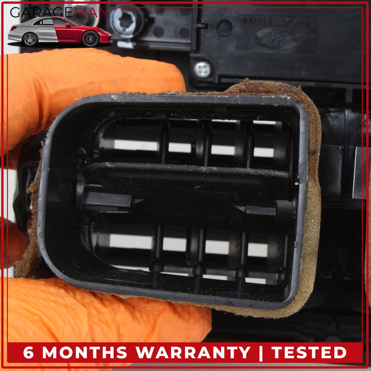 2014-2022 Range Rover Sport L494 Rear Center Console Air Vent Trim w/ Switch OEM