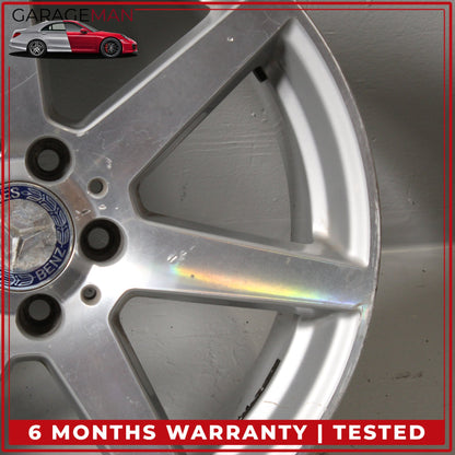 2012-2015 Mercedes W204 C250 Rear 7 Spoke Wheel Rim 8.5JX18H2ET54 2044019902 OEM