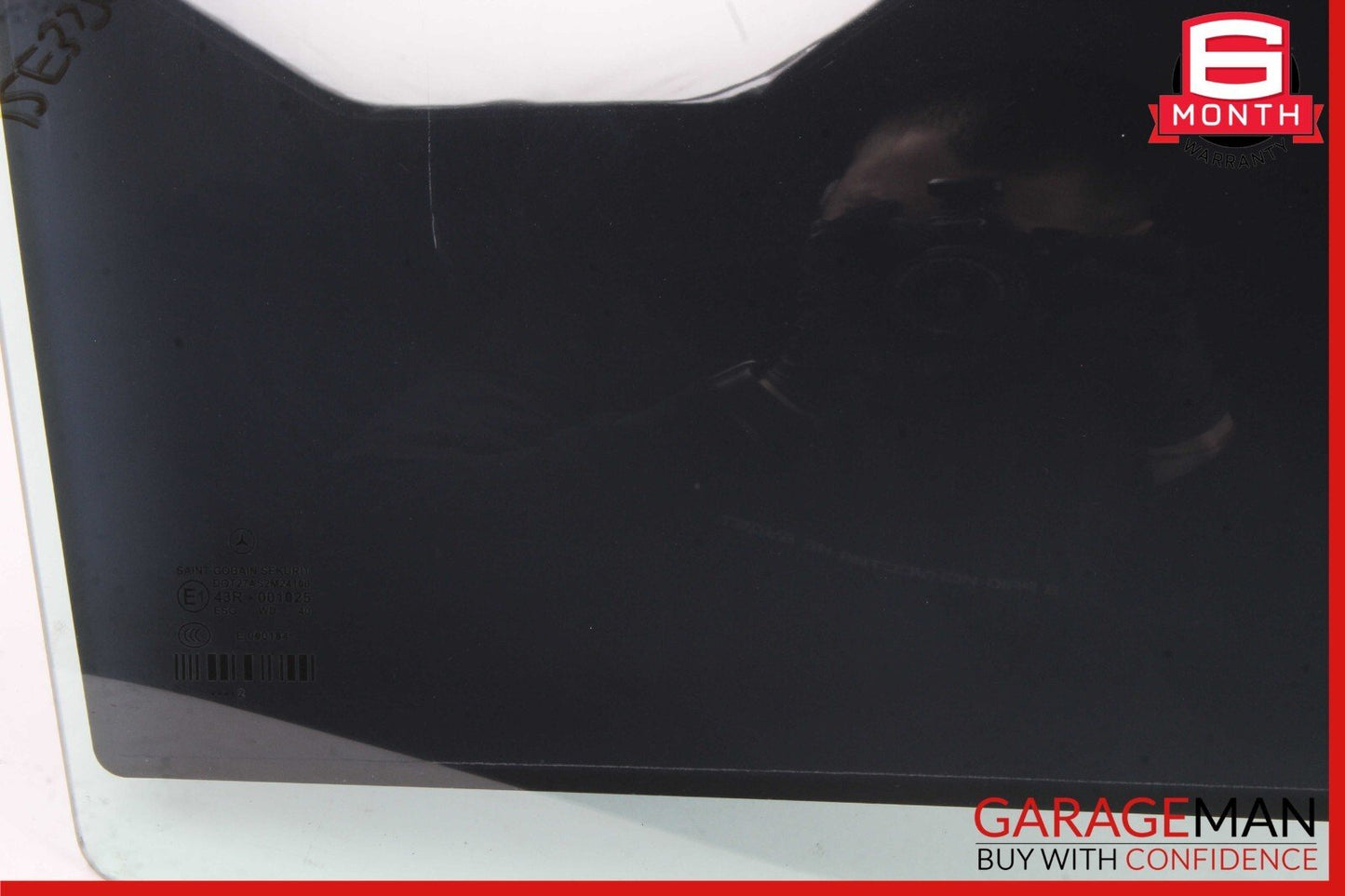 10-17 Mercedes W212 E350 E63 AMG Rear Right Passenger Side Door Window Glass OEM