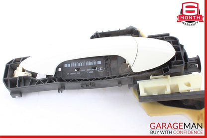 10-13 Mercedes W212 E350 E550 Rear Right Side Exterior Door Handle White OEM