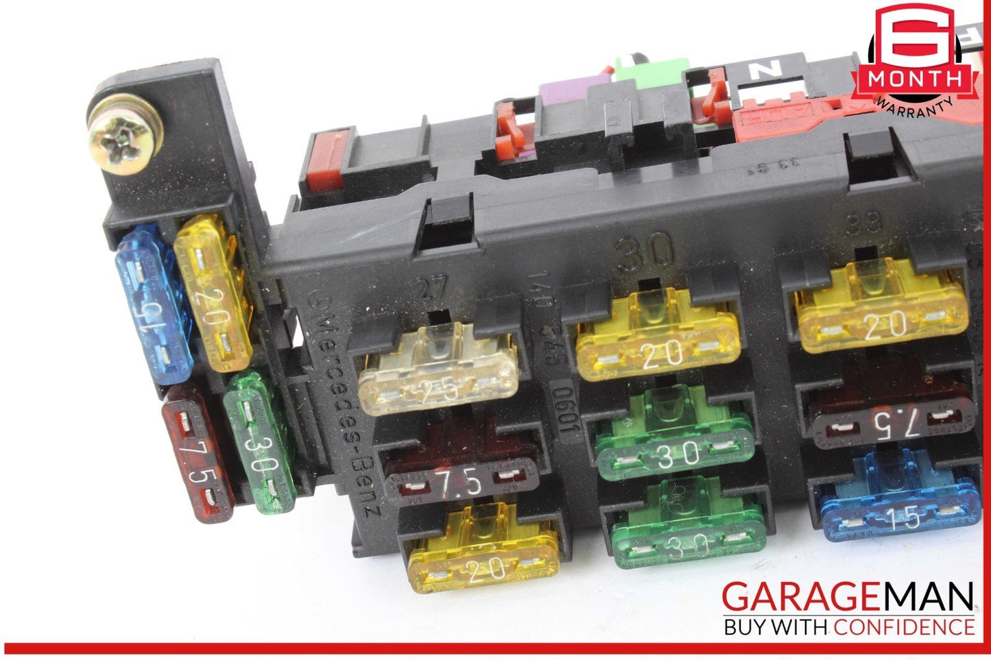 92-99 Mercedes W140 S500SEL S320 Front SAM Fuse Relay Box Panel 1405450601 OEM