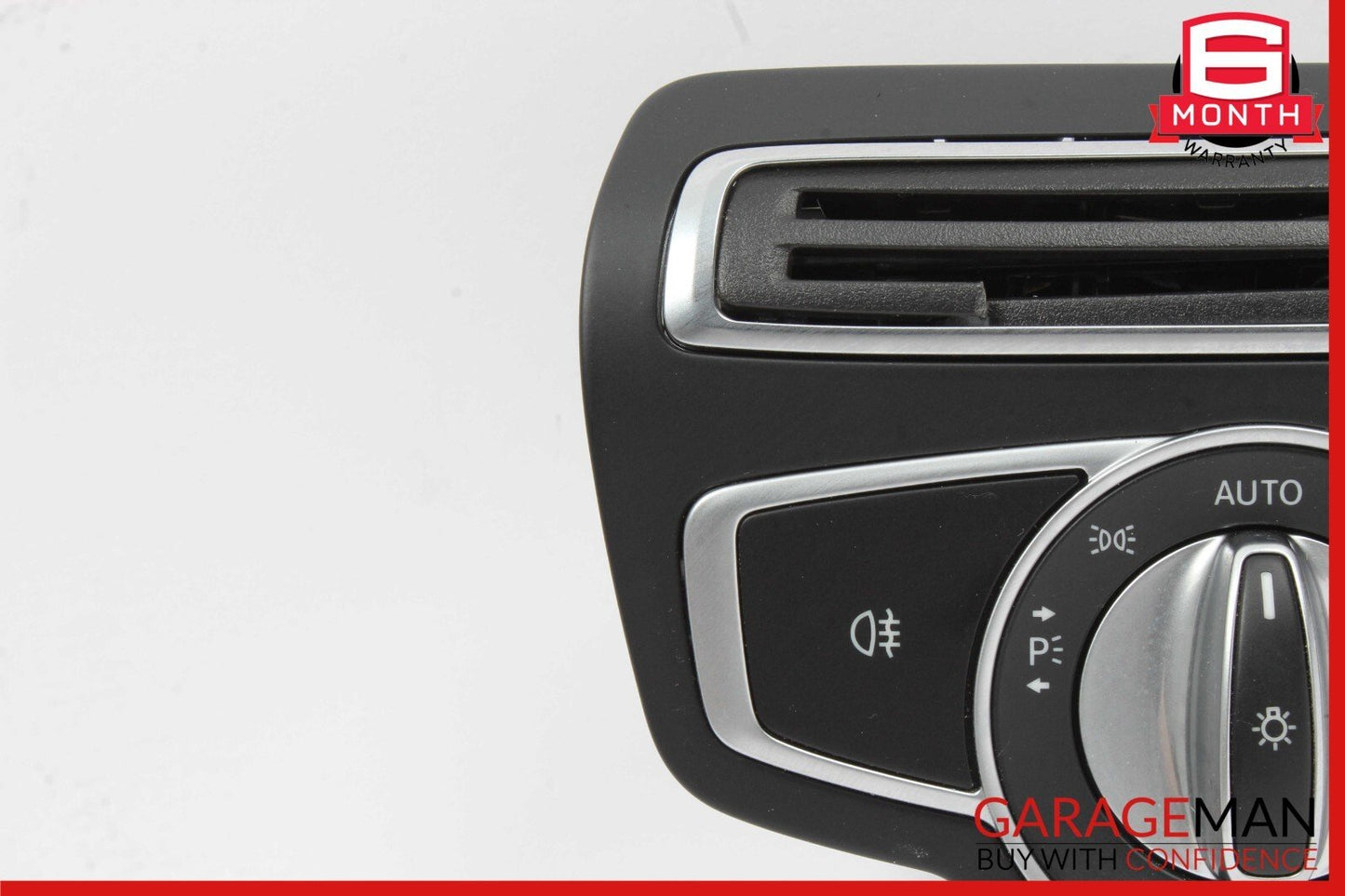 15-20 Mercedes W205 C300 Head Light Headlight Control Switch Trim Assembly Black