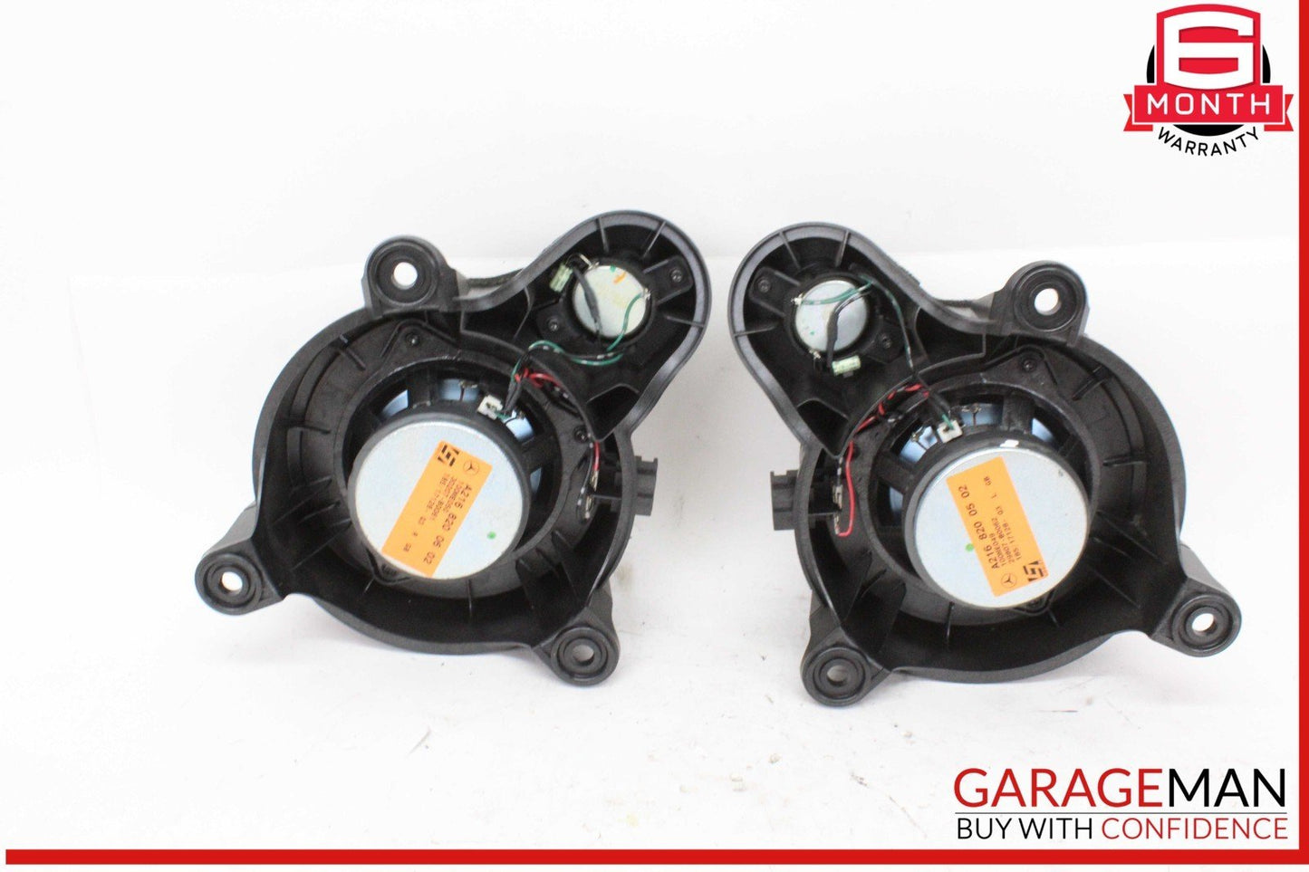 07-14 Mercedes W216 CL550 Rear Right & Left Side Door Tweeter Speaker Set OEM