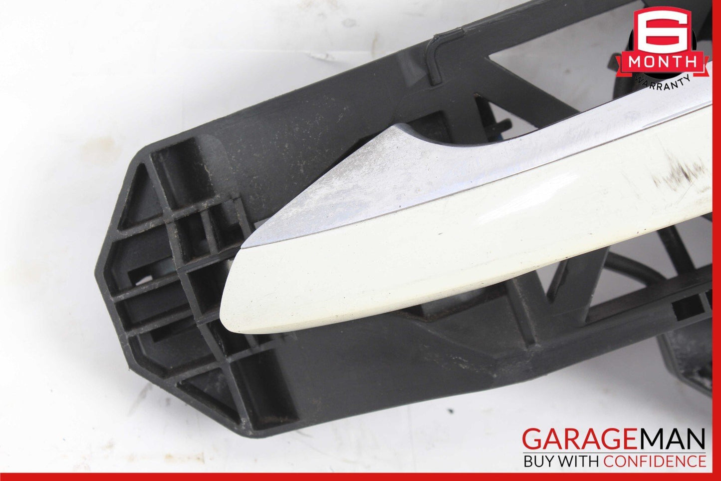07-14 Mercedes W216 CL500 Front Left Side Exterior Door Handle Keyless Go White