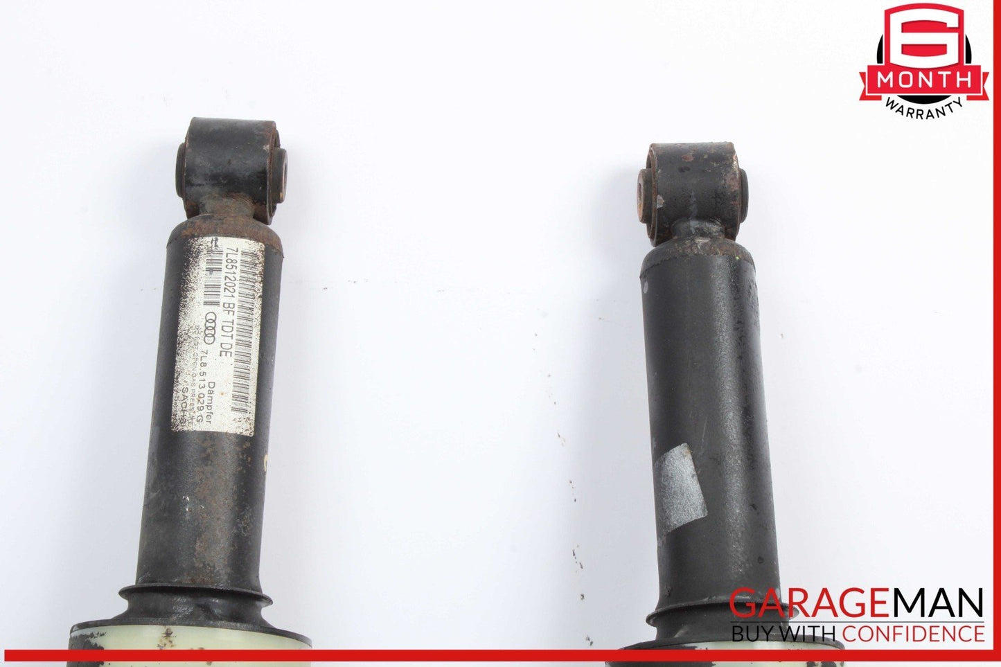 07-15 Audi Q7 Rear Left and Rear Right Side Shock Strut Absorber Set OEM