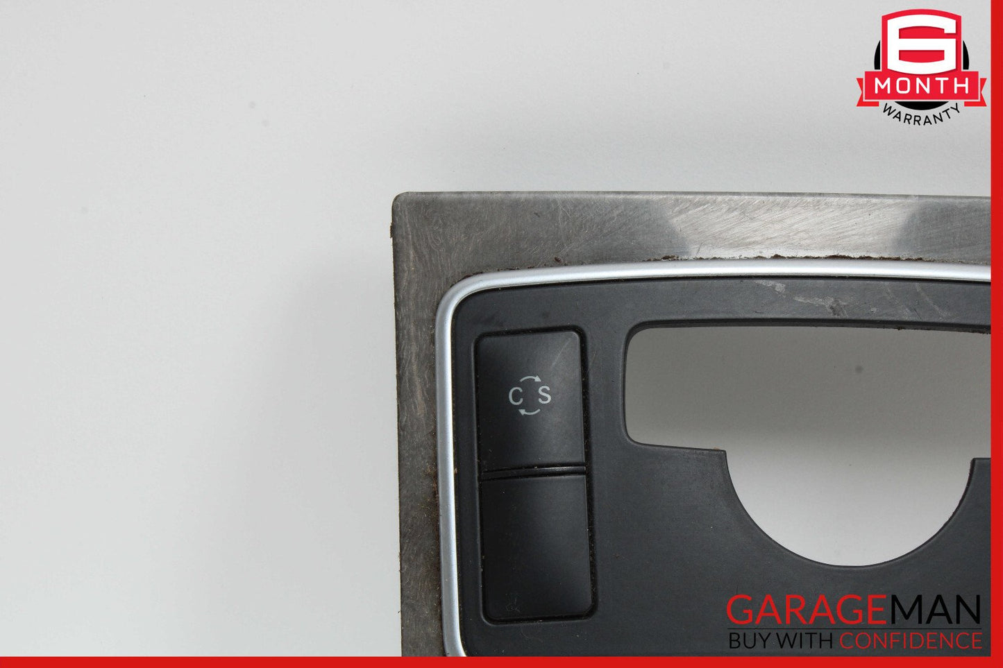 10-13 Mercedes W212 E350 E550 Center Console Switch Trim Bezel Wood OEM