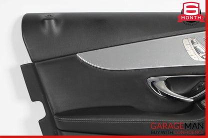 15-18 Mercedes W205 C300 C350e Front Left Interior Door Panel Anthracite Assy