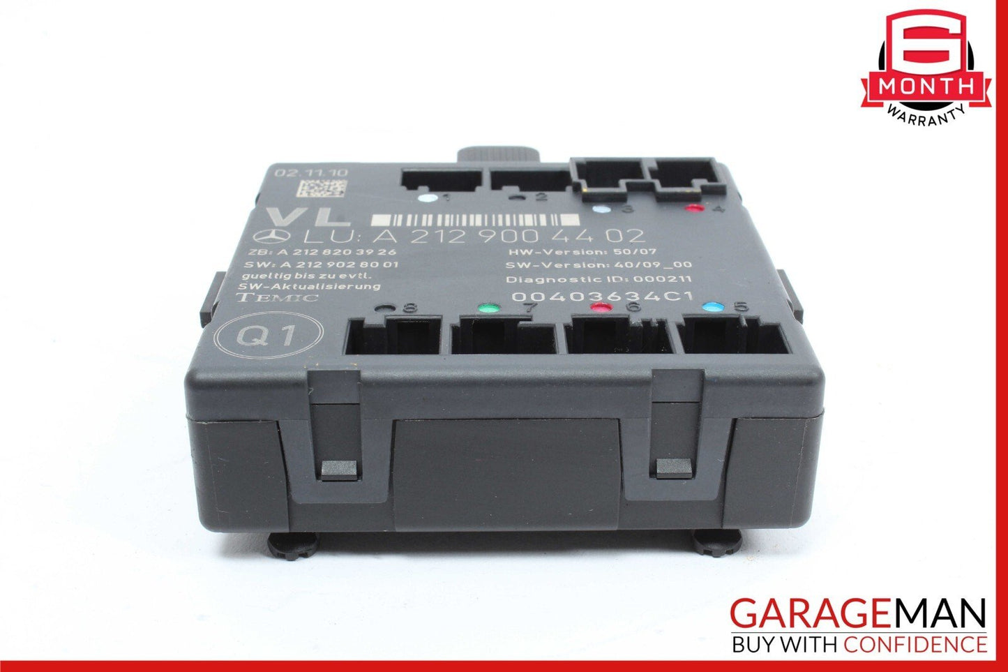 08-18 Mercedes W212 E350 E400 SLK350 Front Left Side Door Control Module OEM