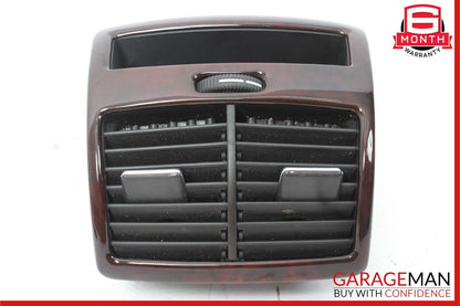 00-06 Mercedes W220 S500 CL600 Center Console Rear Air Vent 2208300654 Wood OEM