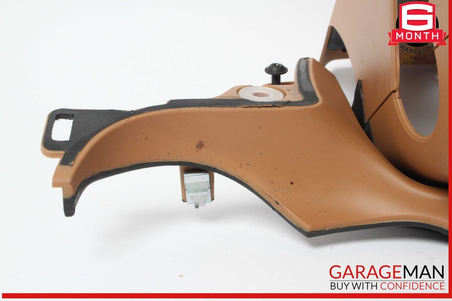 10-16 Porsche Panamera 970 Steering Column Cover Trim Brown OEM