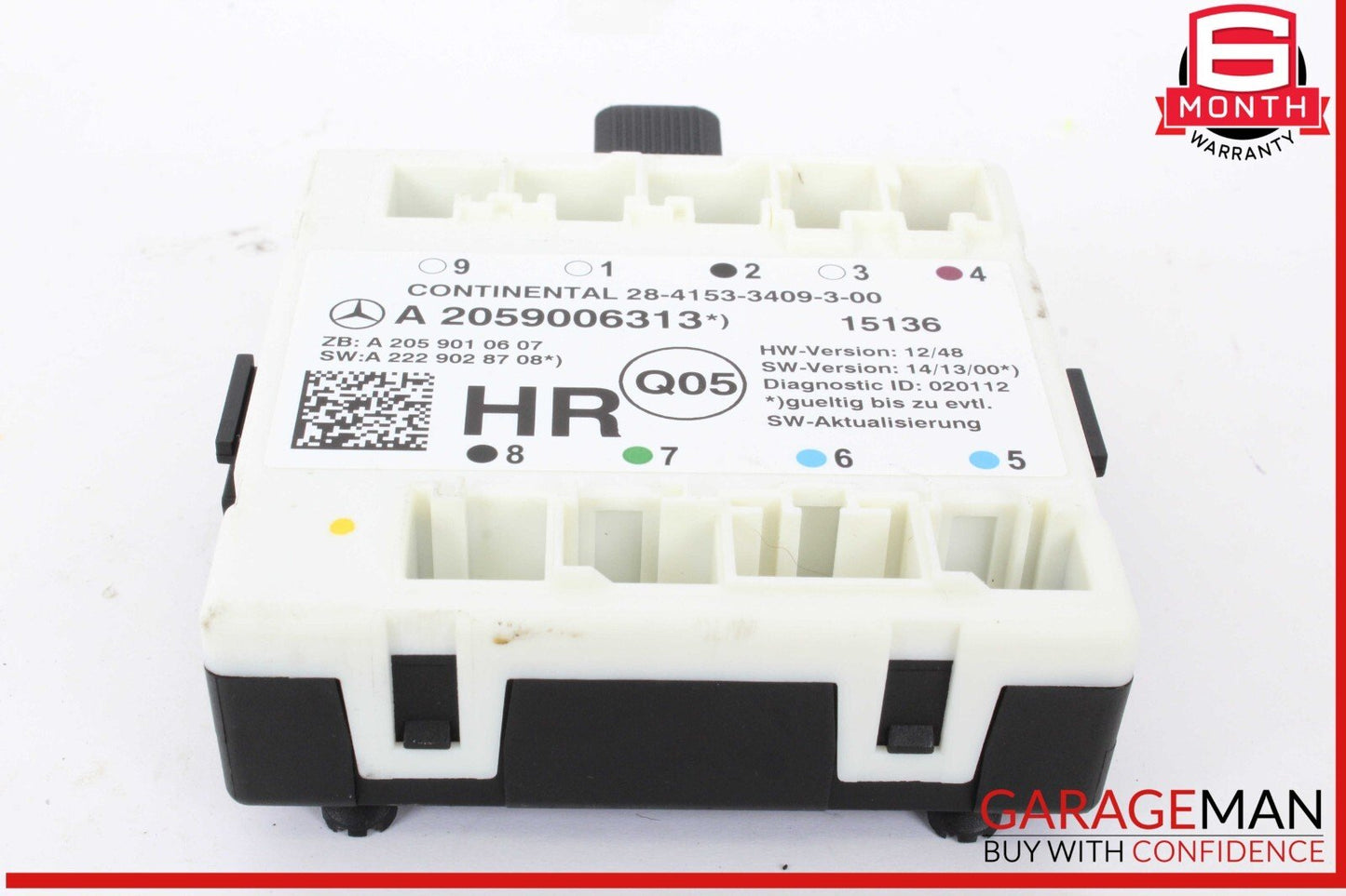 15-18 Mercedes W205 C300 Rear Right Passenger Side Door Control Module Unit OEM
