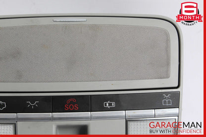 07-10 Mercedes W216 CL550 S550 Overhead Dome Light Sunroof Control Assy Gray OEM