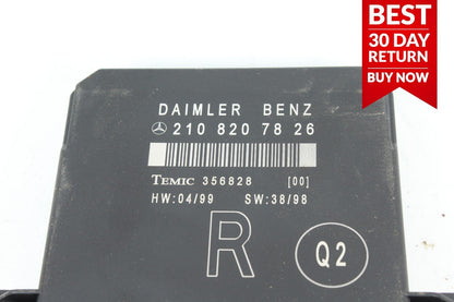 98-02 Mercedes W210 E320 Front Right Passenger Side Door Control Module Unit A97