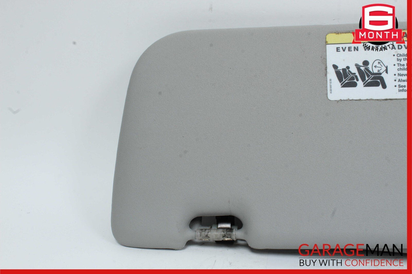 06-11 Mercedes W251 R350 Front Right Side Sunvisor Sun Visor Shade Gray OEM