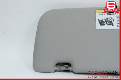 06-11 Mercedes W251 R350 Front Right Side Sunvisor Sun Visor Shade Gray OEM