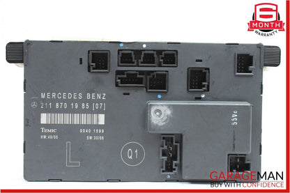 03-09 Mercedes W211 E350 E550 Front Left Driver Side Door Controller Module Unit