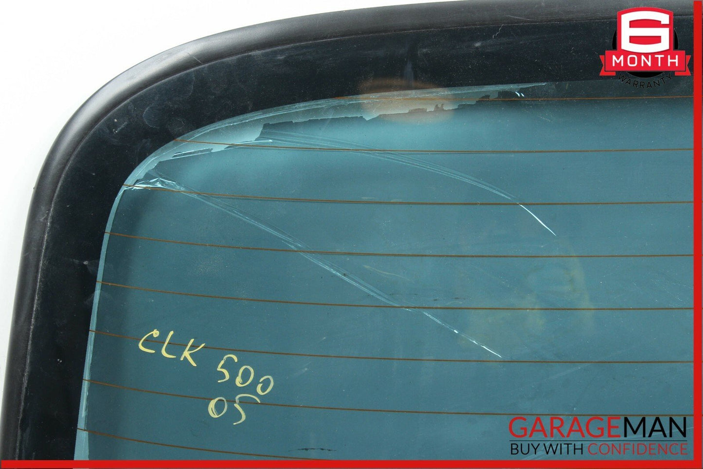 03-09 Mercedes W209 CLK500 CLK550 Convertible Soft Top Rear Glass OEM