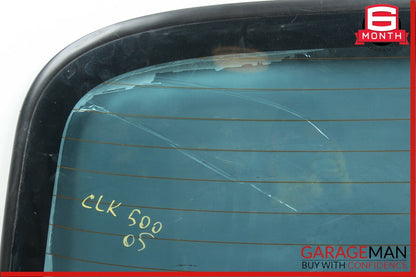 03-09 Mercedes W209 CLK500 CLK550 Convertible Soft Top Rear Glass OEM