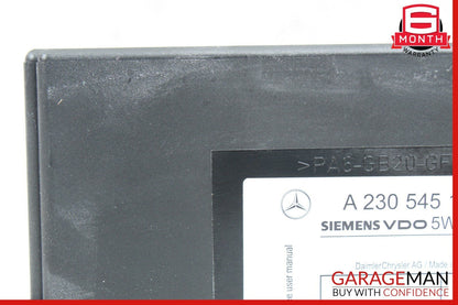 03-06 Mercedes R230 SL500 SL55 AMG Keyless Go Entry Control Module OEM