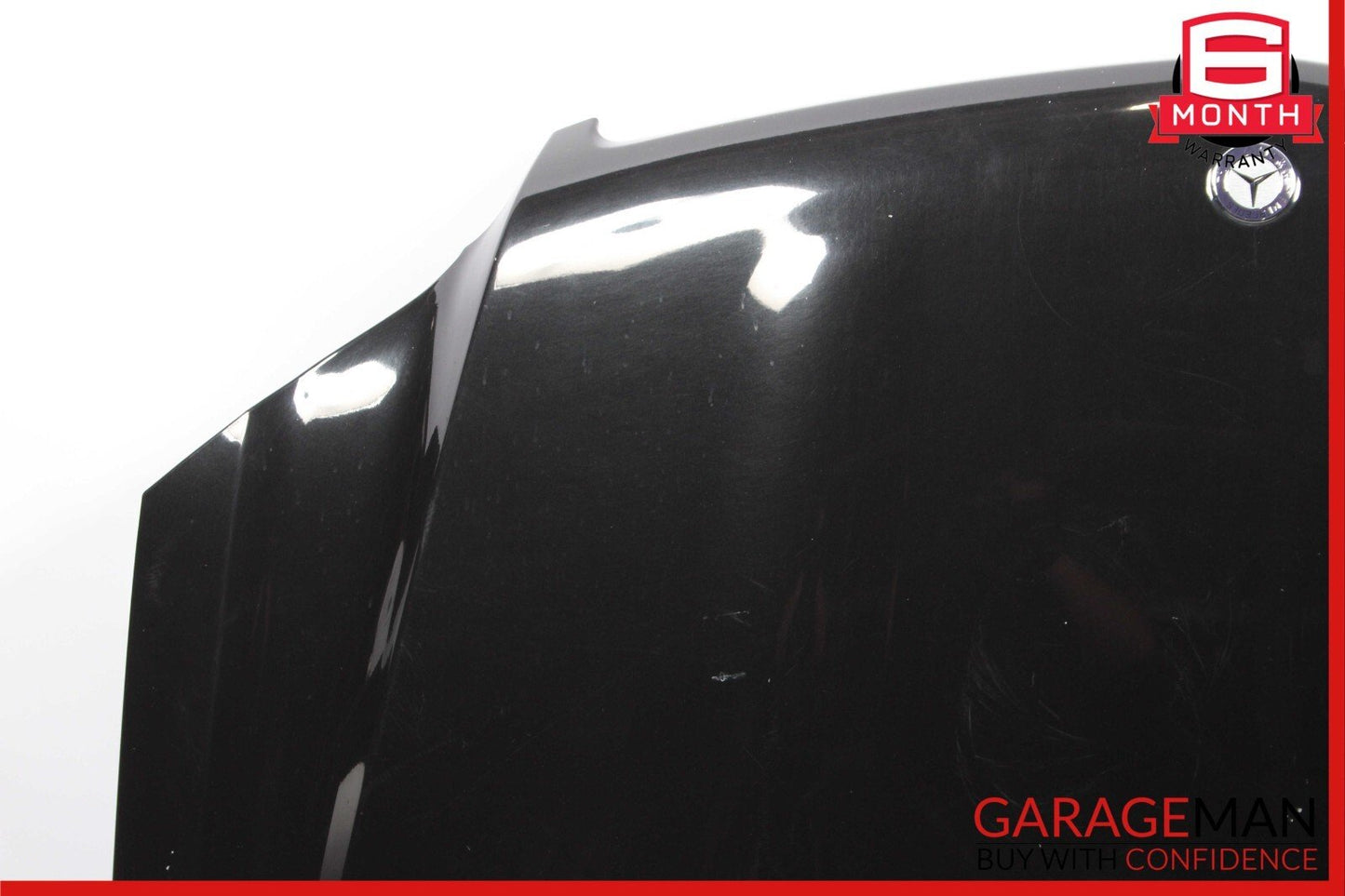 07-12 Mercedes X164 GL450 Front Hood Bonnet Panel Grille Assembly Obsidian Black