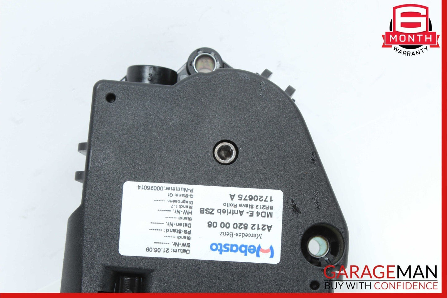 10-17 Mercedes C250 E250 E400 C350 Roof Sun Shade Screen Roller Blind Motor Unit