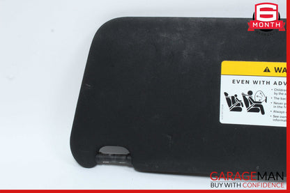 08-15 Mercedes W204 C250 C350 Right Side Sun Visor Shade Sunvisor Black OEM
