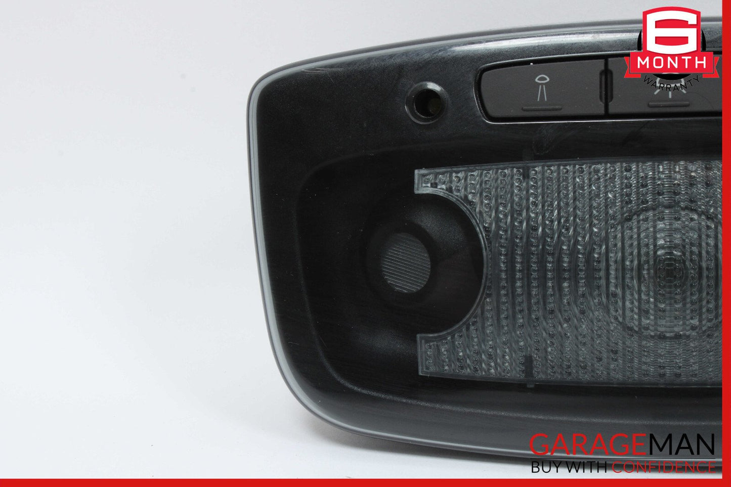 14-17 Maserati Ghibli Rear Overhead Dome Light Reading Lamp Module Black OEM