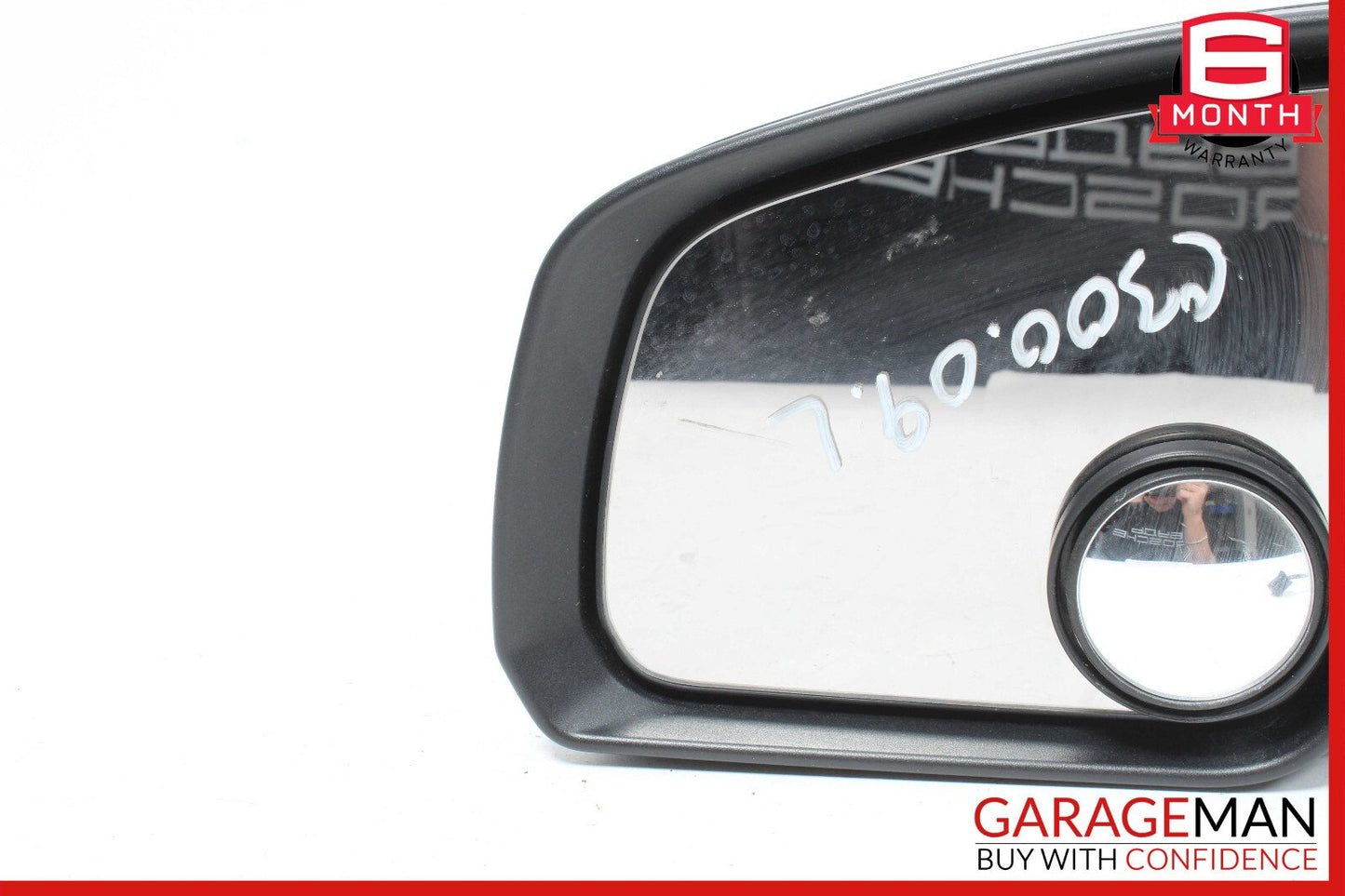 08-09 Mercedes W204 C300 C350 Front Left Side Mirror Door Rear View Black OEM