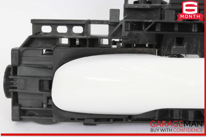 15-20 Mercedes W205 C300 C63 AMG S Rear Left Side Exterior Door Handle White OEM