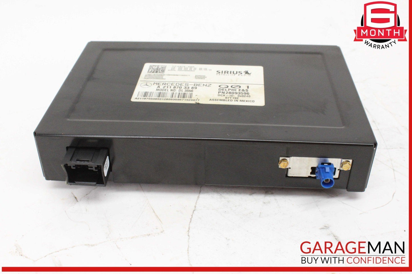 03-09 Mercedes W211 E350 GL450 Sirius Satellite Radio Receiver Module Unit OEM