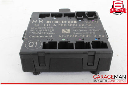 12-19 Mercedes X166 GL450 ML400 GLE350 Rear Right Side Door Control Module Unit